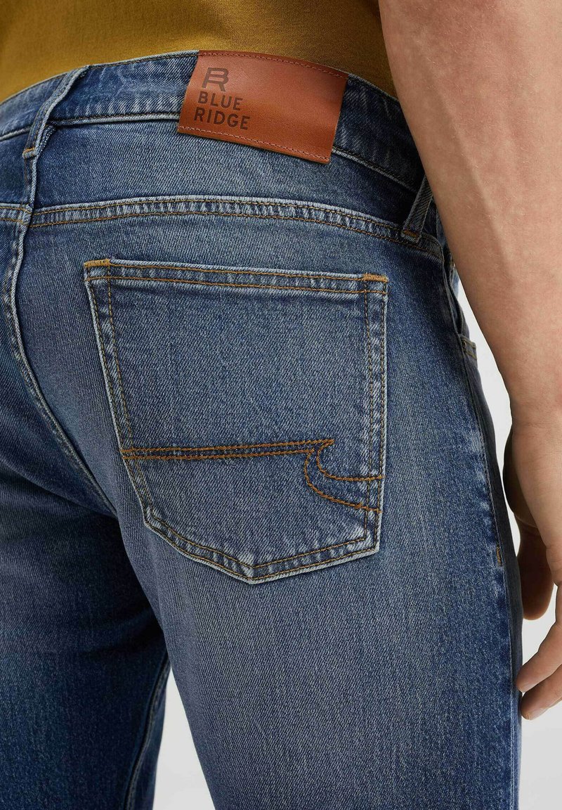 Herren Skinny Fit | WE Fashion MET STRETCH Jeans Slim Fit blue/dunkelblau - CV53587 Herren Skinny Fit | WE Fashion MET STRETCH Jeans Slim Fit blue/dunkelblau - CV53587