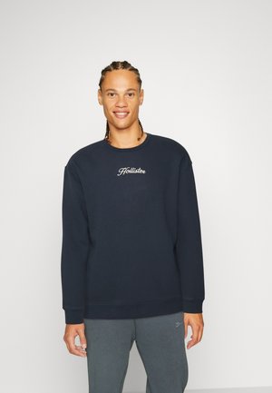 SIGNATURE SCRIPT CREW - Sweatshirt - navy