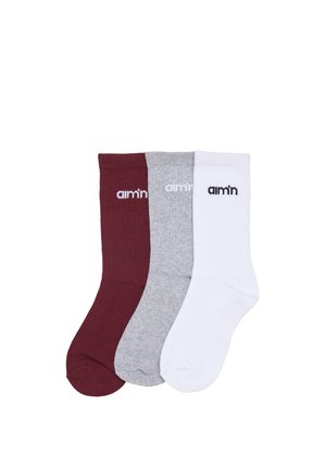aim’n® LOGO 3-PACK - Sportsocken - ruby