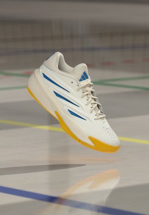 adidas Performance, CRAZY ENERGY WAGNER UNISEX - Basketball shoes - off white/lucid ray blue/crew yellow