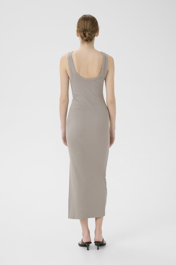 DREW REVERSIBLE EYELET DRESS - Jersey dress - rock ridge2