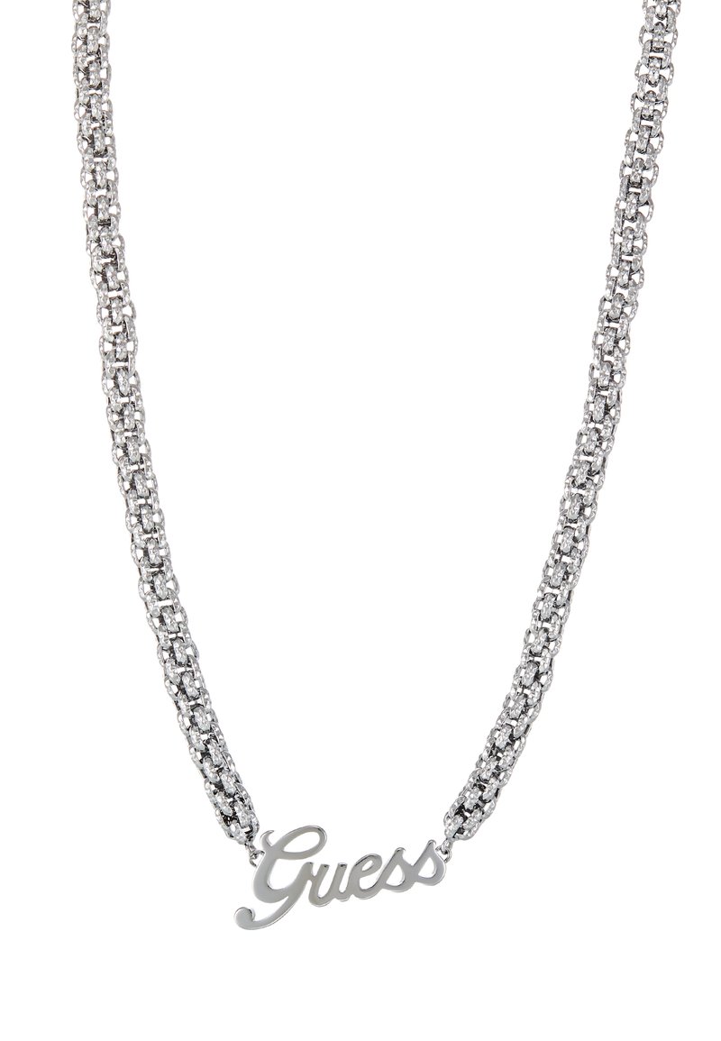 Damen Halsketten | Guess LOGO POWER Halskette silver-coloured/silberfarben - IW90986 Damen Halsketten | Guess LOGO POWER Halskette silver-coloured/silberfarben - IW90986