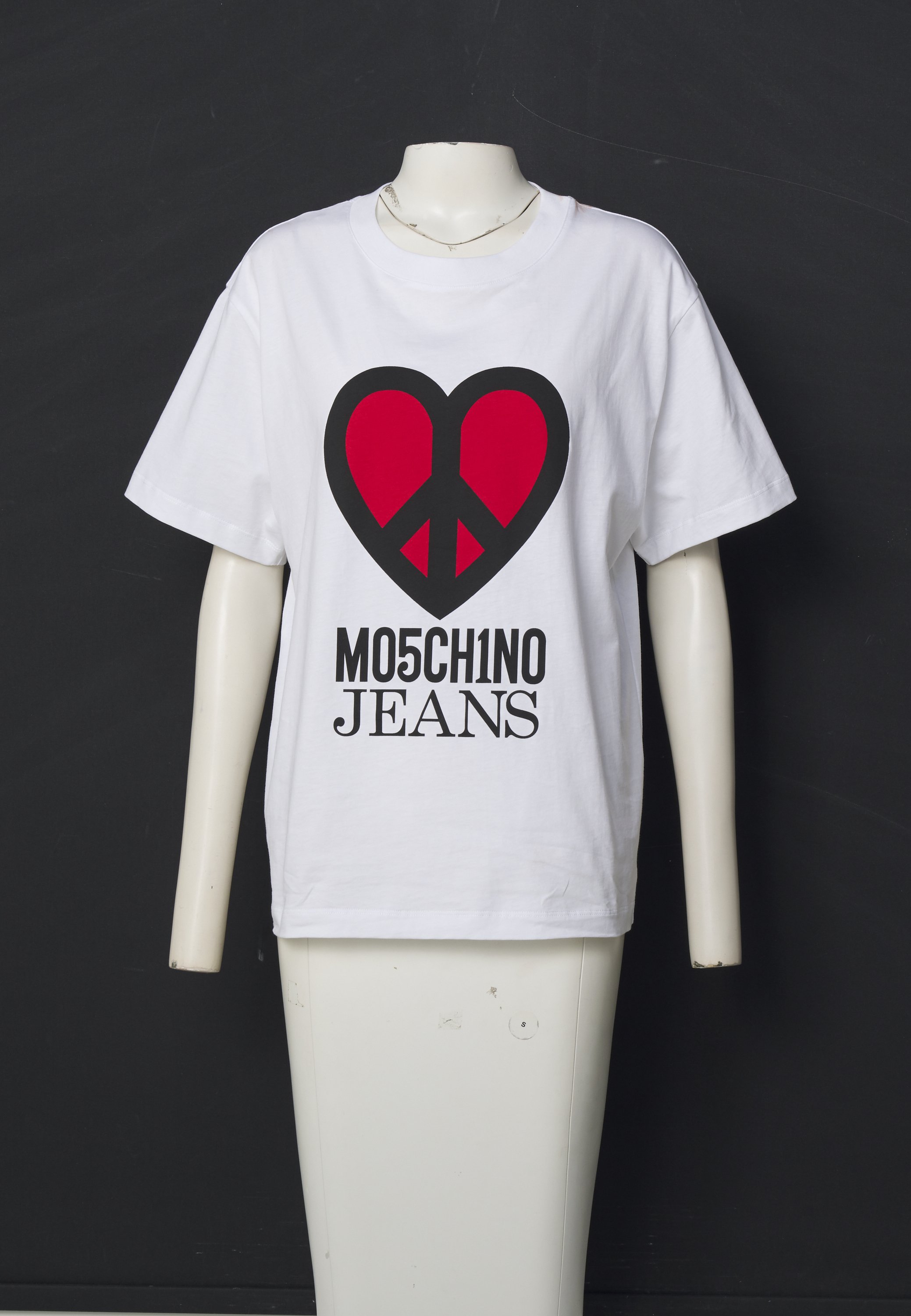 MOSCHINO JEANS Print T-shirt - fantasy white/white - Zalando