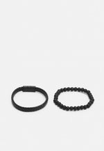 JACBRAID AND BEADS BRACELET 2 PACK - Armband - black