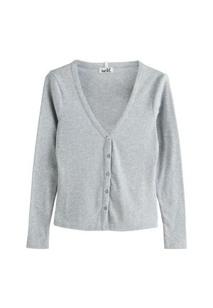 REGULAR FIT  - Strickjacke - grey