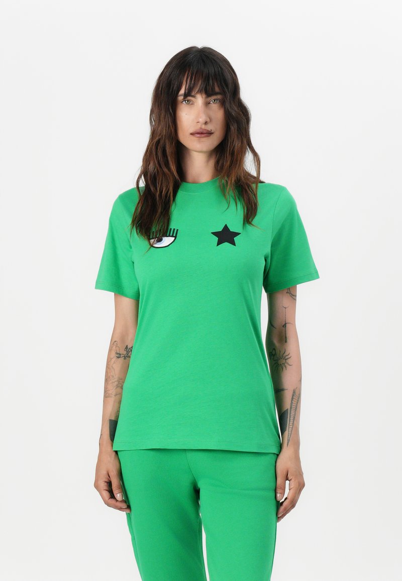 CHIARA FERRAGNI T-shirt print groen