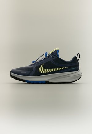 Nike Performance, STAR RUNNER UTILITY UNISEX - Обувки за бягане по пресечен терен - obsidian/light lemon twist/midnight navy/racer blue/green spark/black