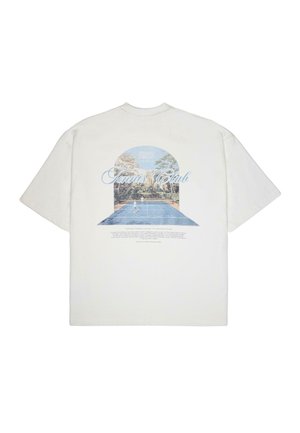 PROHIBITED GRAND MATCH TEE - Print T-shirt - off white