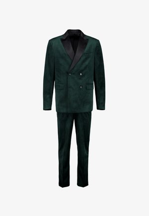 Lindbergh, LINDBERGH VELVET DB TUXEDO SUIT - Kostuum - dk green