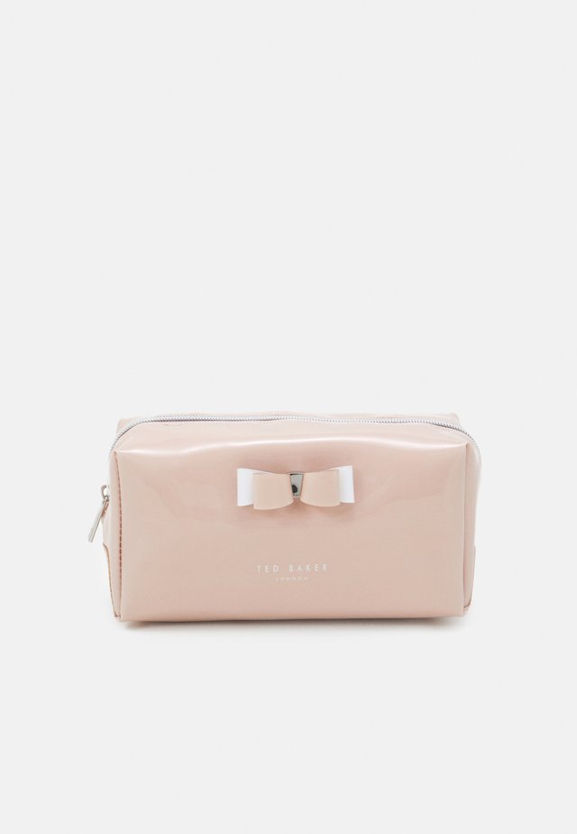 HALSEY BOW MAKEUP BAG - Toiletti-/meikkilaukku - dusky pink