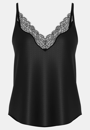 mey, MEY CAMISOLE TOP SERIE PURE SHINE LACE UNI - Pyjama top - schwarz