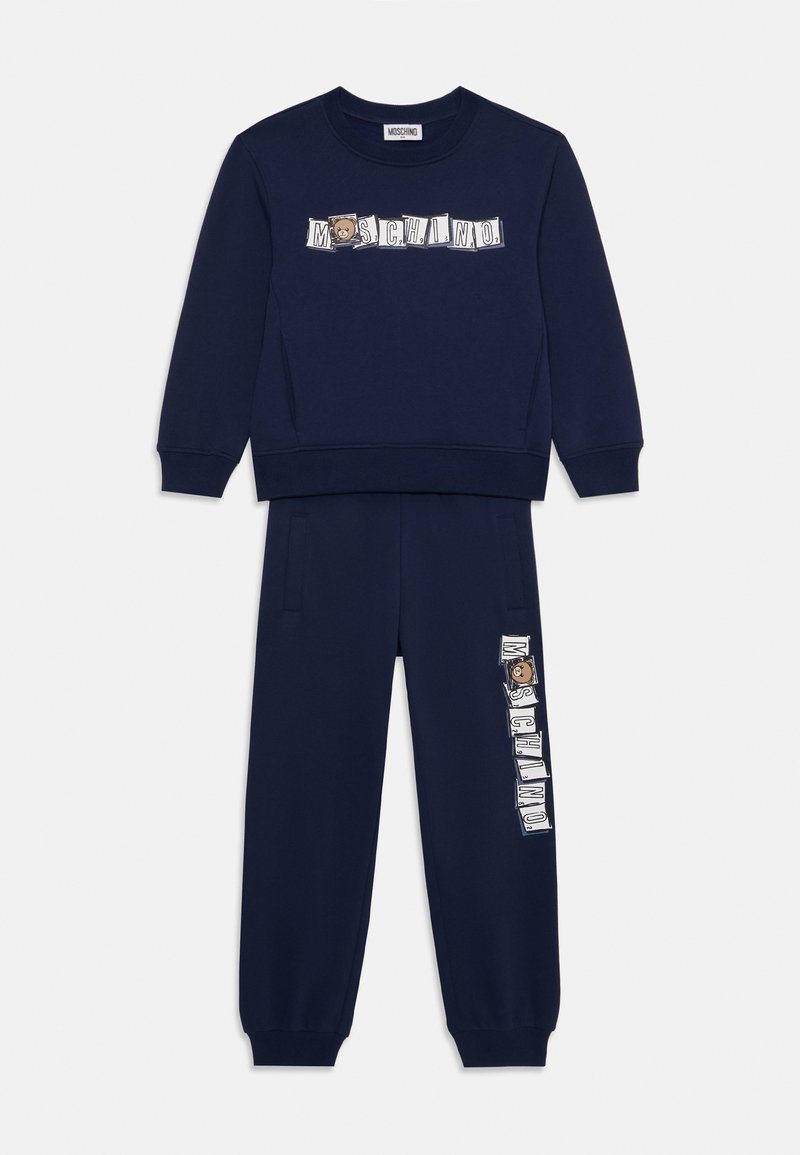 MOSCHINO TRACKSUIT UNISEX SET - Treniņtērps - blu navy