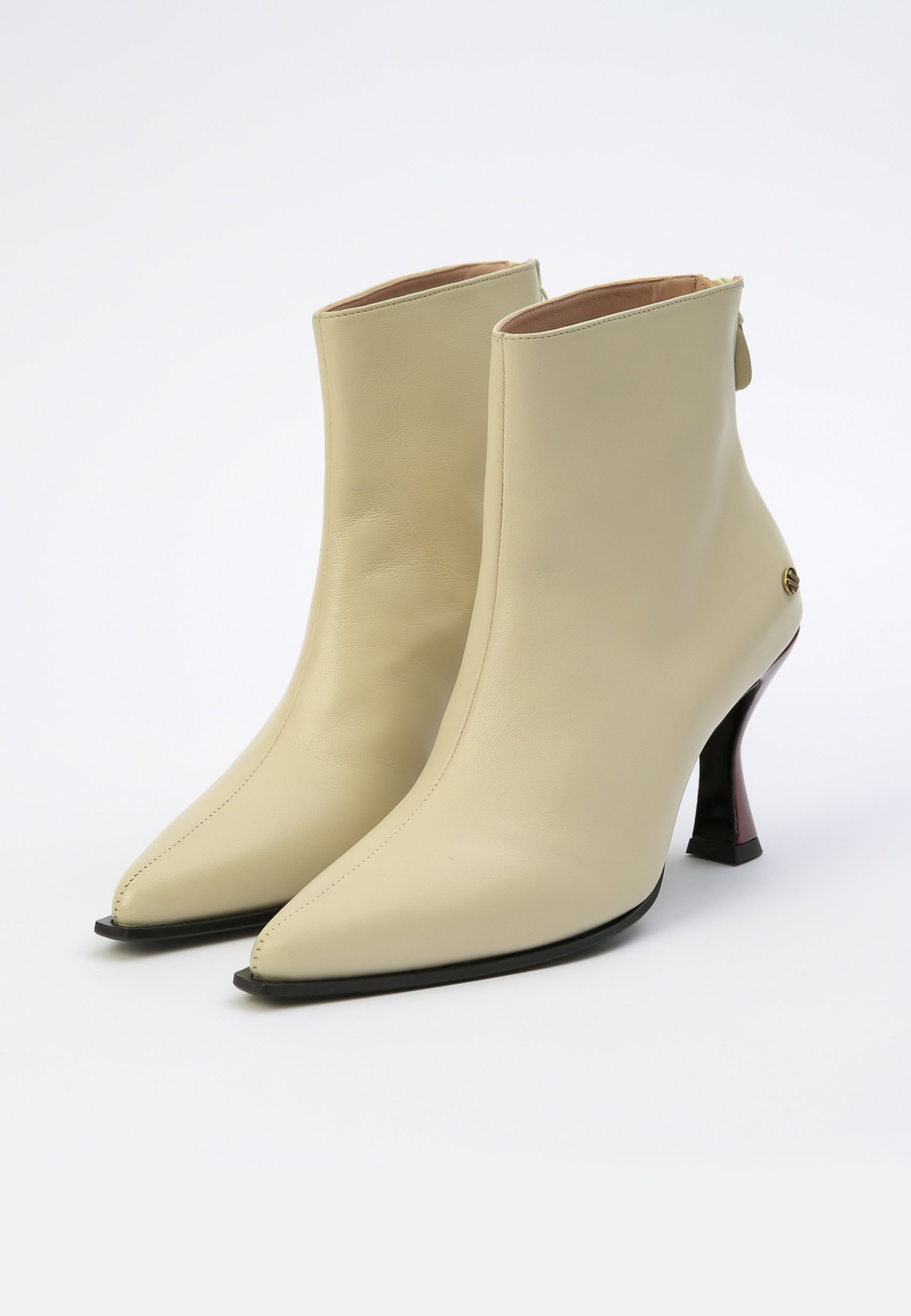 KUNOKA Enkellaarsjes met hoge hak - beige - Zalando.nl