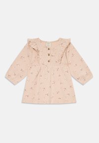 Lindex FRILLS - Jerseykjole - light pink