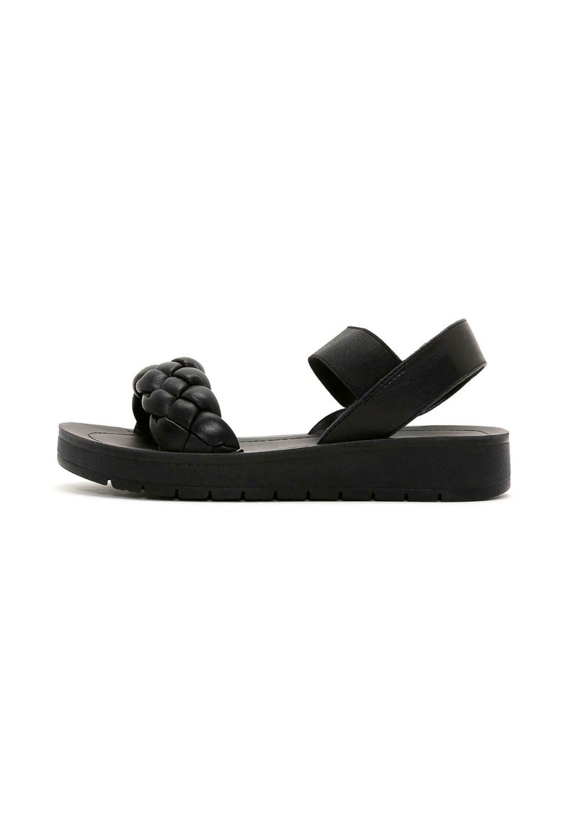 Derimod Sandali con plateau - black