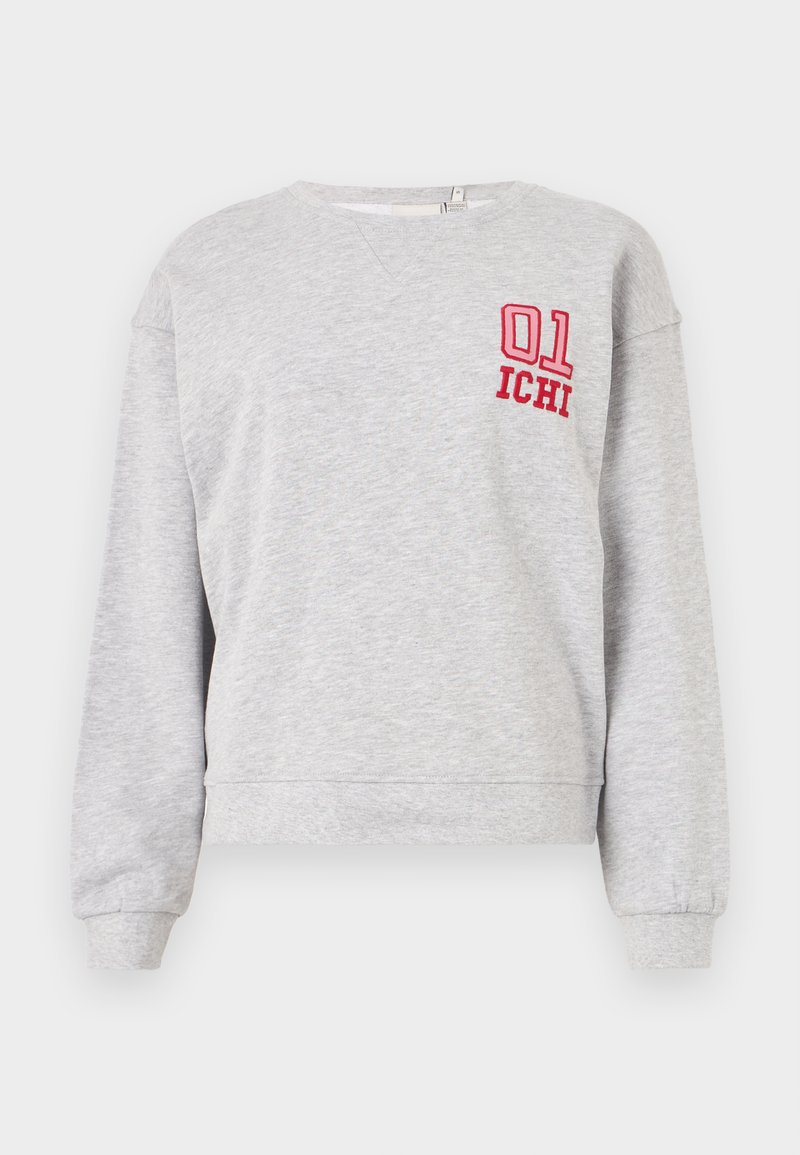 Ichi Sweater lichtgrijs gemêleerd