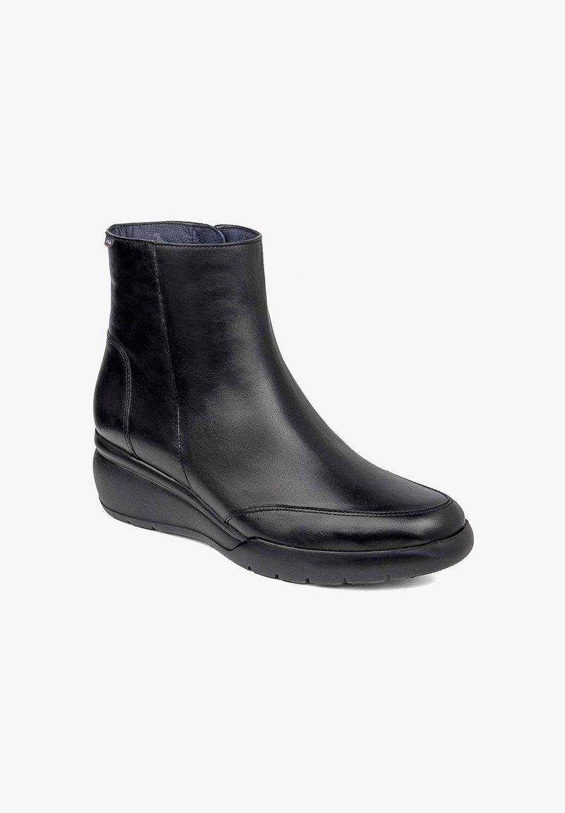 CallagHan BOTIN VUORY - Botines de cuña - black