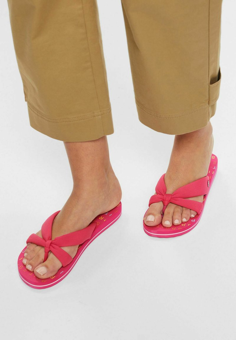 Esprit MULTISTRAPDESIGN Pool shoes pink fuchsia/mottled pink