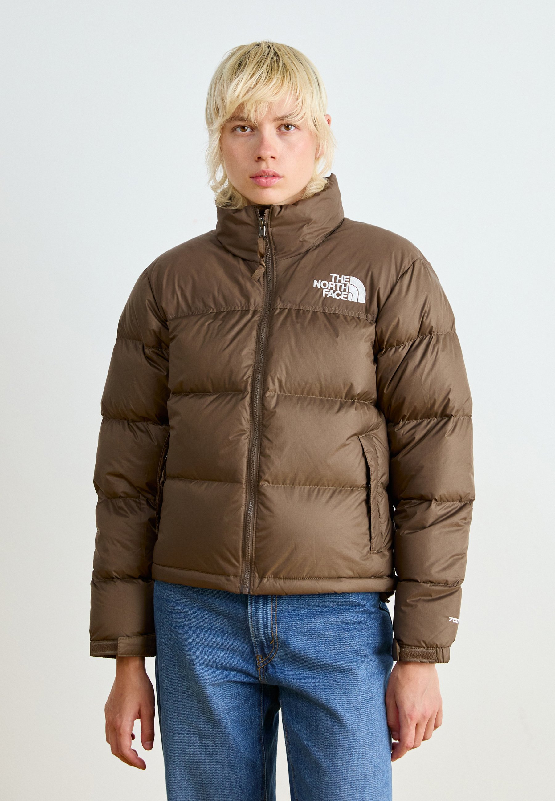 Face 700 1996 Retro Nuptse Damen Dark Brown Brown North Face Retro