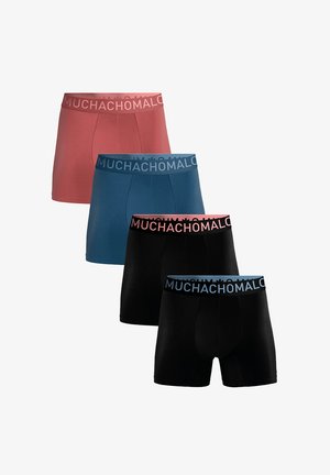 MUCHACHOMALO 4-PACK - Boxer alsónadrág - black