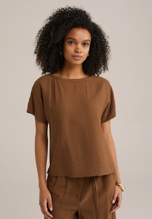 Blouse - rust brown