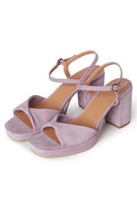 BALAGAN BIANCA - Sandály na vysokém podpatku - lavender suede
