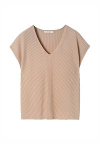 TATUUM Jednoduché tričko - beige