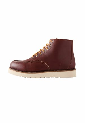 Next, Schnürstiefelette - red brown