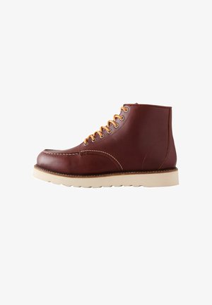 Next, Schnürstiefelette - red brown