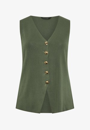 Evans, PLUS SIZE VESTS & CAMIS - Vest - khaki