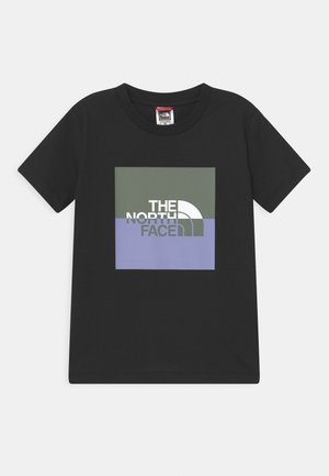 YOUTH HALF DOME UNISEX - Camiseta estampada - black/white/agave green/sweet lavender