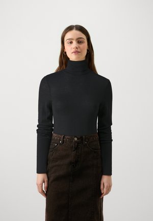 Malina QUINN THIN TURTLENECK - Džemper - black