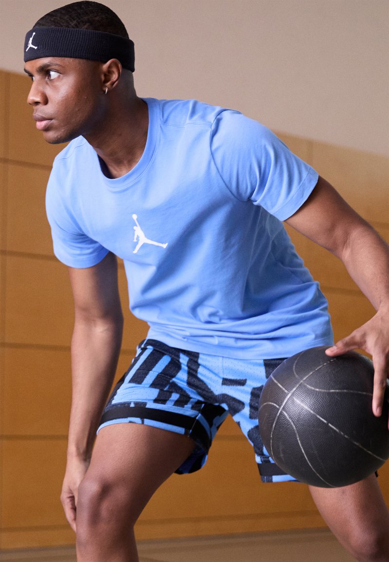 Jordan JUMPMAN SHORT SLEEVE CREW - Spordi T-särk - legend blue/white