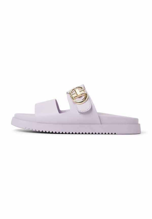 Pantolette flach - purple