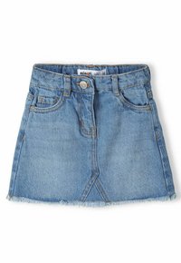 MINOTI ADJUSTABLE WAIST WITH FRAYED HEM - A-linjainen hame - blue denim