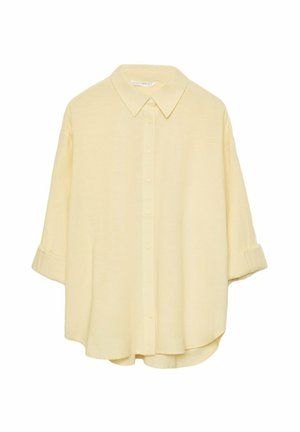 Stradivarius RUSTIKALES DAILY - Hemdbluse - yellow