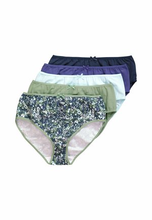 5 PACK - FLORAL - Slip - moss green