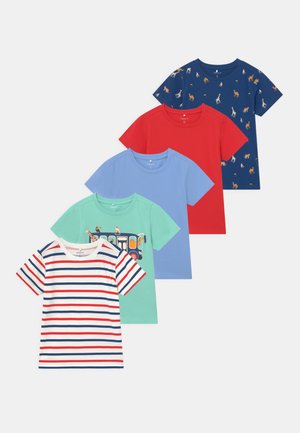 BOYS 5 PACK - Camiseta estampada - navy peony