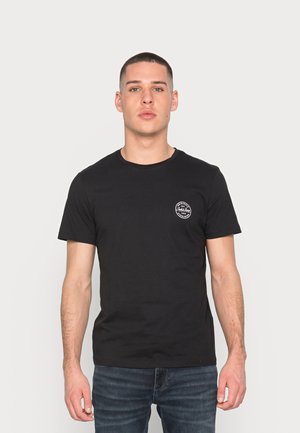 JJEGORDON SHARK TEE CREW NECK - T-shirt basic - black