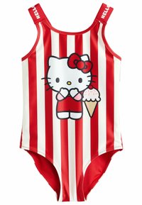 Next REGULAR FIT - HELLO KITTY - Maillot de bain - red ecru stripe