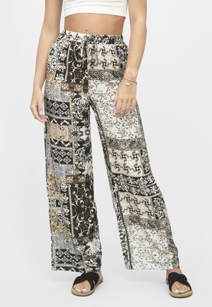 SOMMER PAISLEY-PRINT - Bukse - black