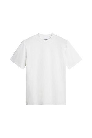 ACE MOCK NECK - Basic T-shirt - white