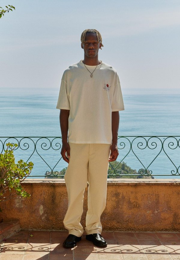 SDALANN STRAIGHT FIT - Trousers - oatmeal2