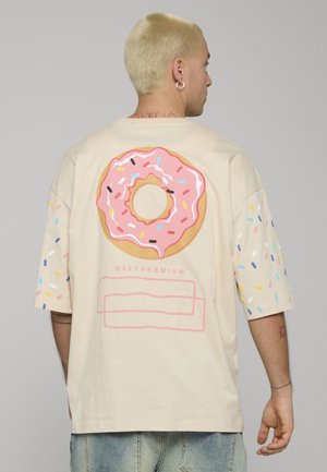 SPRINKLE DONUT - T-shirts med print - beige