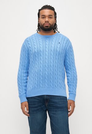DRIVER LONG SLEEVE - Strickpullover - soft royal heather