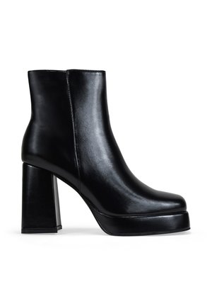 Botines con plataforma - black