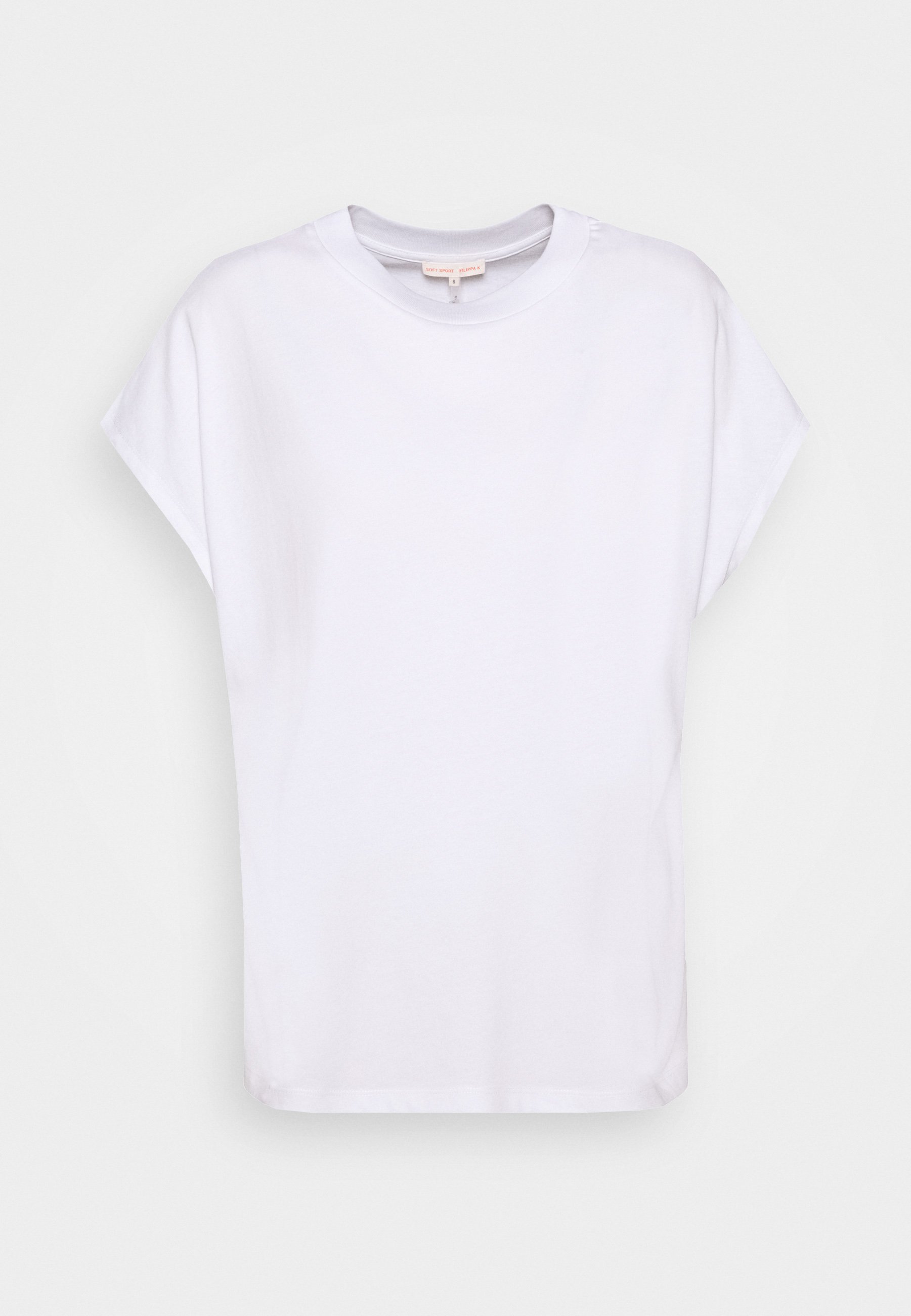 White crew neck t-shirt