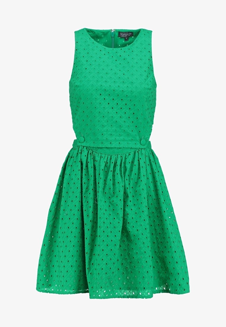 Topshop Day dress - green - (Pre-owned) - Zalando.ie Topshop Day dress - green - (Pre-owned) - Zalando.ie