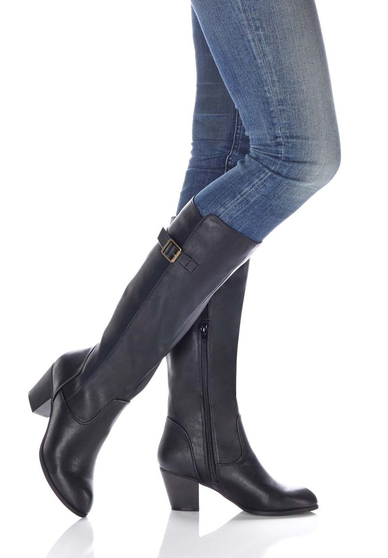 bonprix Stivali alti - black