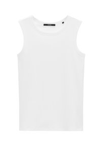 SLIM FIT RIB - Top - white